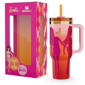 Stanley Barbie Pink and Orange Tumbler